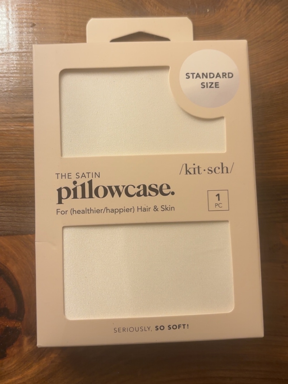 Kitsch Satin Pillowcase - Cream White